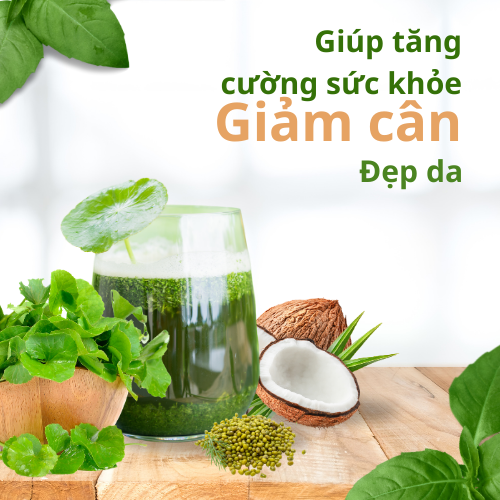 Bột đậu xanh rau má cốt dừa Huna’s Home – Thanh lọc, đẹp da, mát gan tự nhiên - Ảnh 2