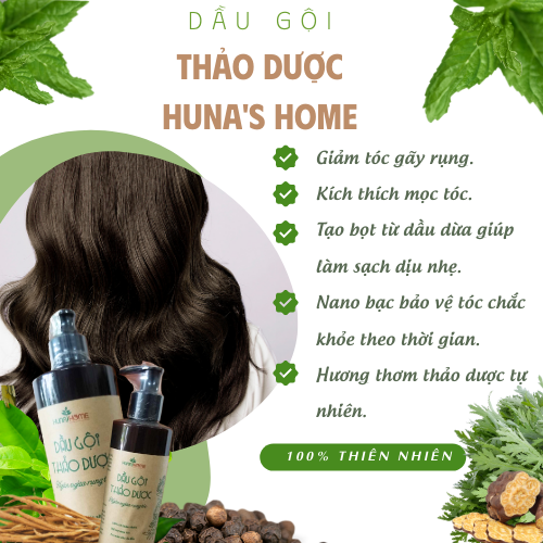 Dầu gội thảo dược Huna’s Home – Bí quyết cho mái tóc suôn mượt, chắc khỏe từ thiên nhiên - Ảnh 2