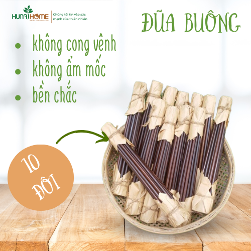 Đũa BuônHuna’s Home – Từ Sóng Lá Buông Thiên Nhiên, An Toàn Cho Mọi Bữa Ăn - Ảnh 2