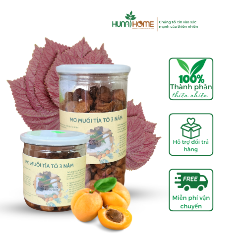 Mơ Muối Tía Tô 3 Năm Tinh Hoa Truyền Thống Cho Sức Khỏe Tự Nhiên