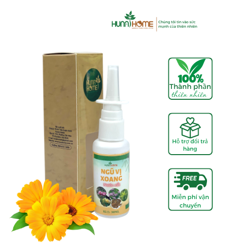 Nước Cất Ngũ Vị Xoang Huna’s Home – Thông Mũi, Dễ Thở Tự Nhiên