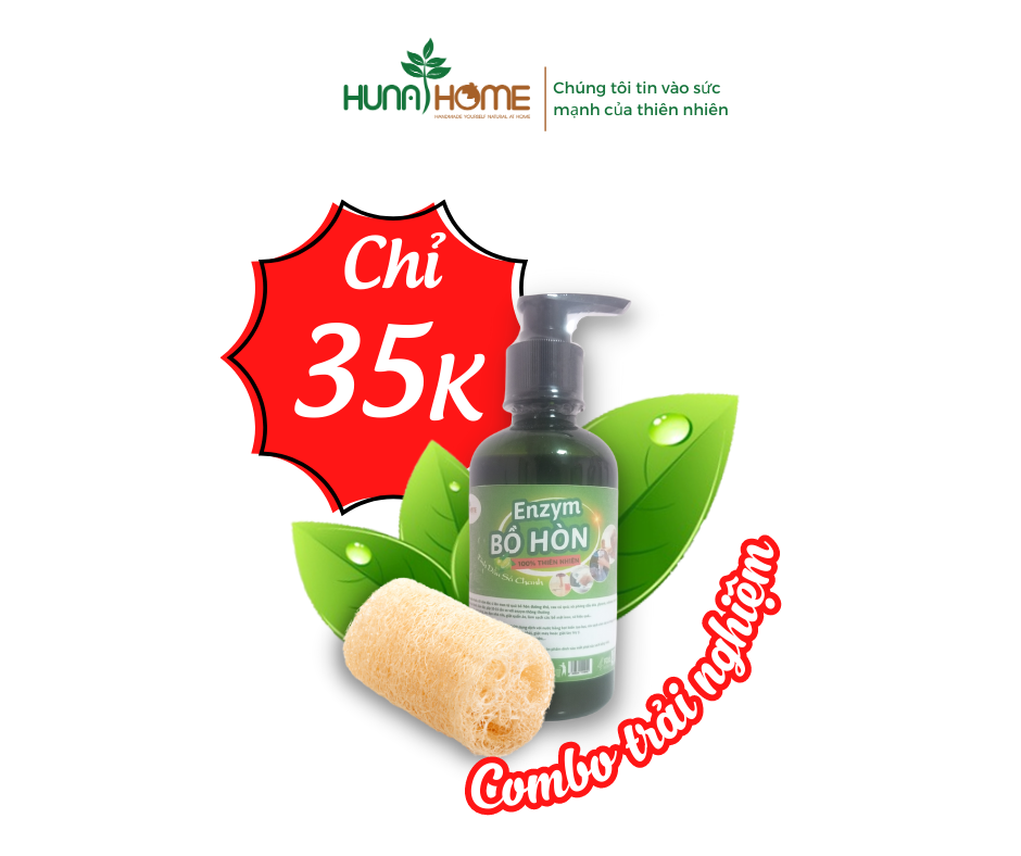 Nước Rửa Chén Bát Enzym Bồ Hòn Đậm Đặc Huna’s Home - Ảnh 9