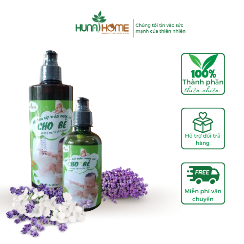 Sữa Tắm Bé Huna’s Home – Dịu Nhẹ Từ Thiên Nhiên, Nâng Niu Làn Da Bé Yêu
