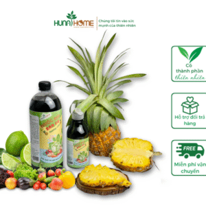 Nước Rửa Rau Củ Huna’s Home – Enzym Sinh Học Từ Rỉ Mật & Dứa Lên Men Tự Nhiên