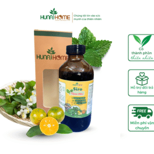 Siro ho thảo mộc Huna’s Home – Dịu cổ họng, lành tính từ thảo dược thiên nhiên