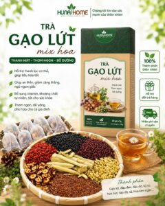 Trà hoa gạo lứt rang tay