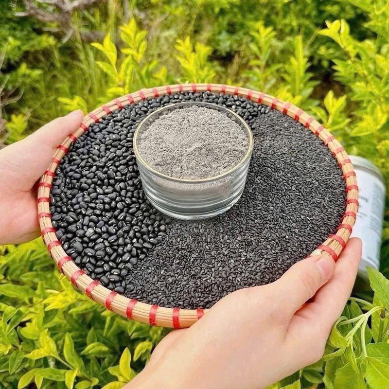 Bột vừng đen đậu đen lên mầm