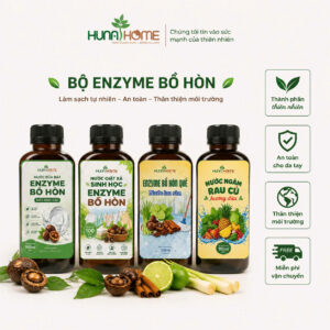 Bộ trải nghiệm enzyme bồ hòn 4 chai 100ml
