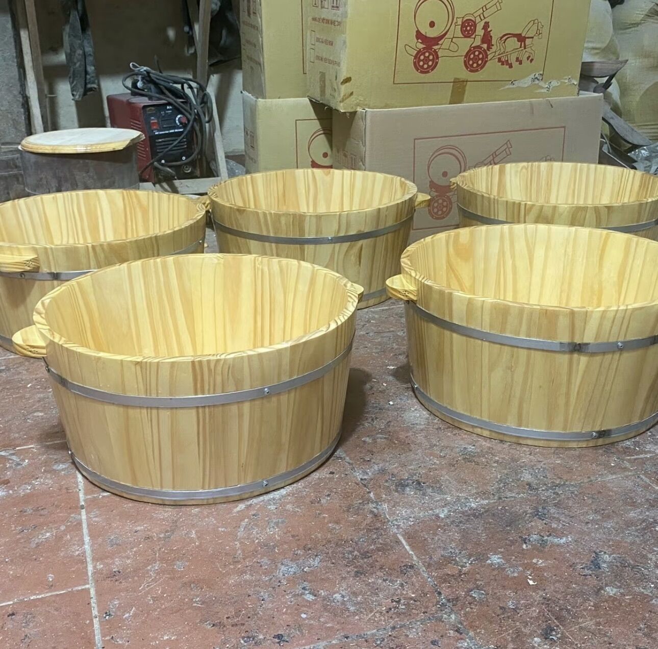 Chậu Gỗ Ngâm Mông - Ảnh 2