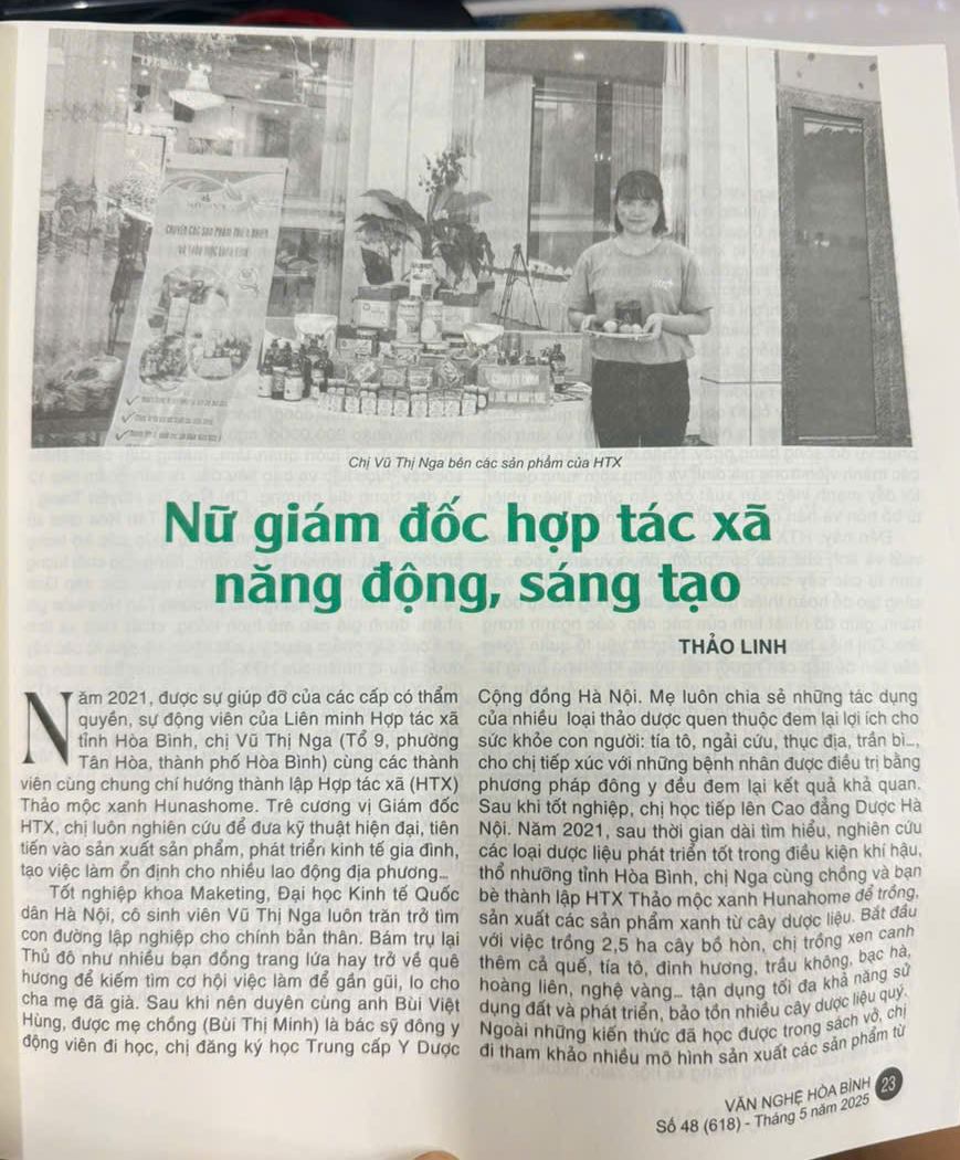 Bài viết trên Tạp chí Văn nghệ Hoà Bình số 48, trang 23